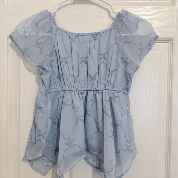 Abercrombie Kids Light Blue Blouse - Picture 3 of 3